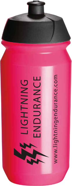 Lightning Endurance Bidon - Fluo Roze - 500 ml