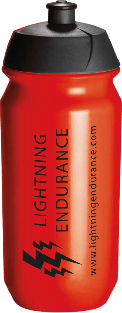 Lightning Endurance Bidon - Rood - 500 ml