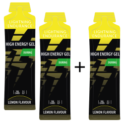 Lightning Endurance High Energy Gel - 60 ml - 10 + 2 gratis