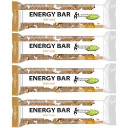 Lightning BIO Energy Bar - Salted Caramel - 15 x 45 gram