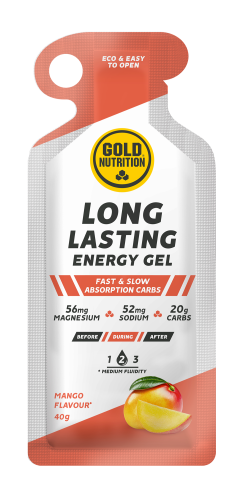 GoldNutrition Long Lasting Gel - Mango - 16 x 40 gram (LET OP! THT 30-6-2026)
