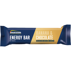 Aanbieding Maxim Energy Bar - Banana & Chocolate - 20 x 55 gram (THT 28-5-2023)