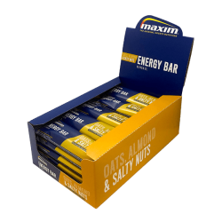 Maxim Energy Bar - Oats/Almonds/Salty Nuts - 25 x 55 gram (LET OP! THT 7-5-2025)