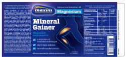 Maxim Mineral Gainer Magnesium - 75 capsules