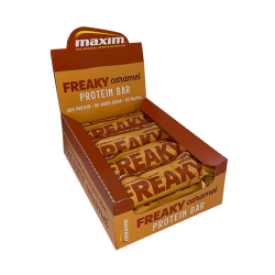 Maxim Protein Bar FREAKY - Caramel - 12 x 57 gram (THT 8-3-2024)