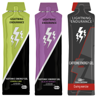Lightning Endurance Isotonic + Caffeine Gel Probeerpakket - 18 x 60 ml
