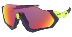 Oakley Flight Jacket Zonnebril Matte Navy - Prizm Road Lens