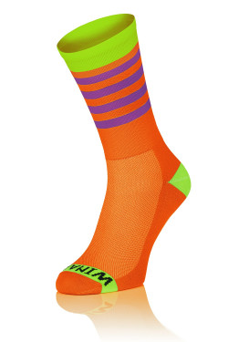 Winaar OGV stripes - Oranje/Groen Met Paarse Strepen