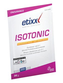 Aanbieding Etixx Isotonic Powder - Orange/Mango - 35 gram