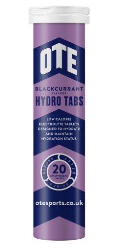 Aanbieding OTE Hydro Tab - Blackcurrant - 20 tabletten (THT 31-3-2019)