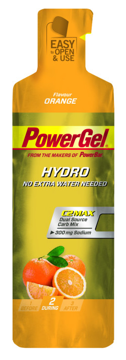 PowerBar Hydro Gel - Orange - 70 gram (THT 31-12-2019)