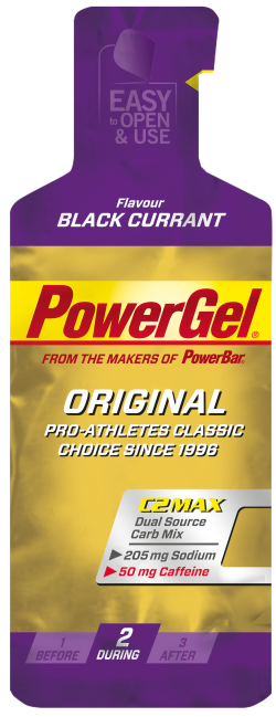 Aanbieding PowerBar PowerGel Caffeine - 24 stuks - 3 + 1 doos gratis