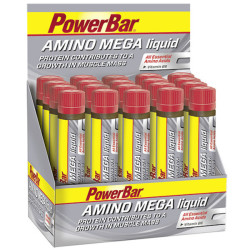 Aanbieding PowerBar Amino Mega Liquid - 20 x 25 ml (THT 31-12-2019)