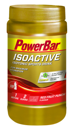 Aanbieding PowerBar IsoActive - Red Fruit - 600 gram