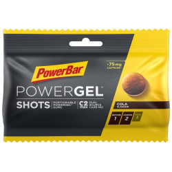 Aanbieding PowerBar PowerGel Shots - Cola - 60 gram (THT 31-3-2021)