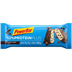 Aanbieding PowerBar Protein Plus 52% Bar - Cookies & Cream - 50 gram (THT 30-6-2019)