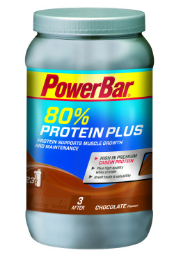 Aanbieding PowerBar Protein Plus 80% - Chocolate - 700 gram (THT 31-5-2019)