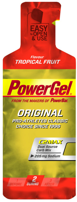 Aanbieding PowerBar PowerGel - Tropical - 1 x 40 gram