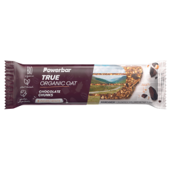 Aanbieding PowerBar TRUE Organic Oat Bar - Chocolate Chunks - 45 gram (THT 30-4-2023)
