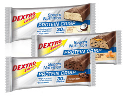 Proefpakket Dextro Energy Protein Crisp met 6 herstelrepen