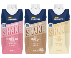 Proefpakket Maxim Protein & Recovery Drink met 3 eiwitshakes
