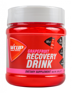 Aanbieding WCUP Recovery Drink - Grapefruit - 500 gram (THT 31-1-2022)