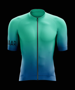 Winaar Sea & Sky Fietsshirt korte mouw - Blauw-Groen