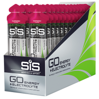 SiS GO Electrolyte Gel - Raspberry - 30 x 60 ml (LET OP! THT 30-6-2025)