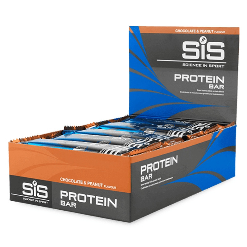 Aanbieding SiS REGO Protein Bar Chocolate & Peanut 20 x 55 gram