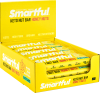 Smartful Keto BIO Bar - Honey Nuts - 15 x 40 gram