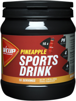 Aanbieding WCUP Sports Drink - Pineapple - 1020 gram