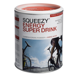 Aanbieding Squeezy Energy Super Drink - Grapefruit - 400 gram (THT 30-4-2020)