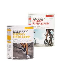 Squeezy Energy Drink Pack + Gratis Bidon 750 ml