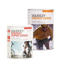 Squeezy Energy Drink Pack + Gratis Bidon 750 ml