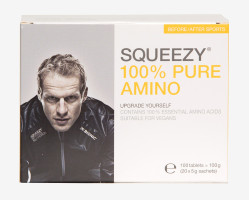 Aanbieding Squeezy 100% Pure Amino - 20 x 5 tabs