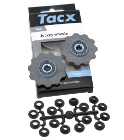 Tacx Derailleurwieltjes T4060 RVS