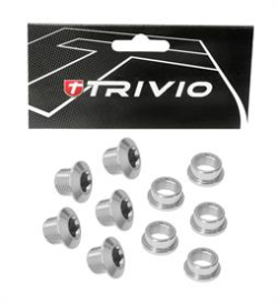 Trivio Kettingbladbouten Set Race 9.9 x 7.05 Zilver