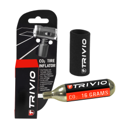 Trivio CO2 Adapter Pro + Patroon 16 gram + Neoprene Huls