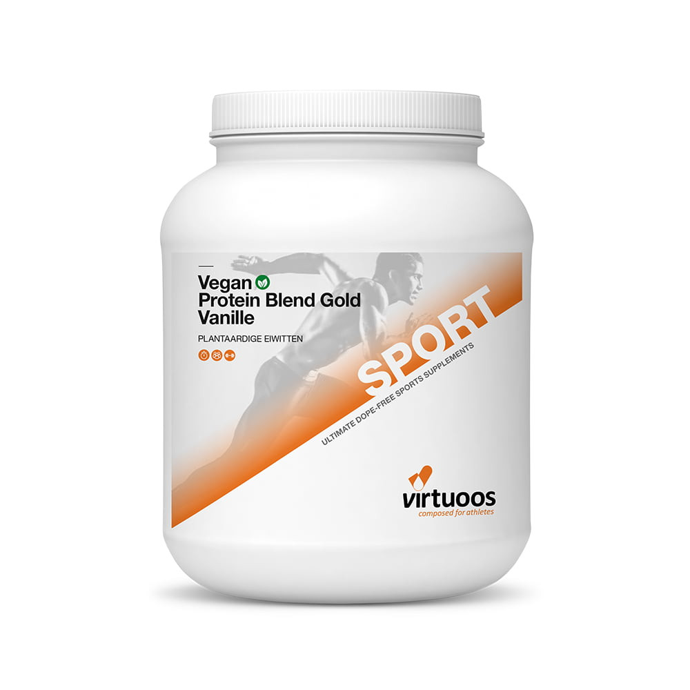 Virtuoos Vegan Protein Blend Gold - 750 gram - Eiwitshakes - Na de ...