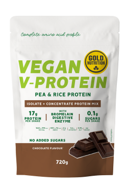 GoldNutrition V-Protein - Chocolate - 720 gram (THT 31-10-2026)