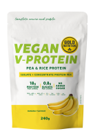 GoldNutrition V-Protein - Banana - 240 gram (LET OP! THT 31-10-2026)