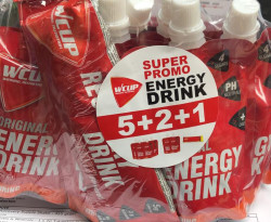 WCUP Energy Drink - 5 + 2 + 1 gratis