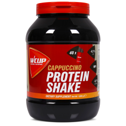 Aanbieding WCUP Protein Shake - Cappuccino - 1 kg (THT 30-6-2019)