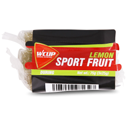 Aanbieding WCUP Sports Fruit - Lemon - 3 x 25 gram