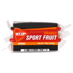 Aanbieding WCUP Sports Fruit - Orange - 3 x 25 gram (THT 31-1-2019)