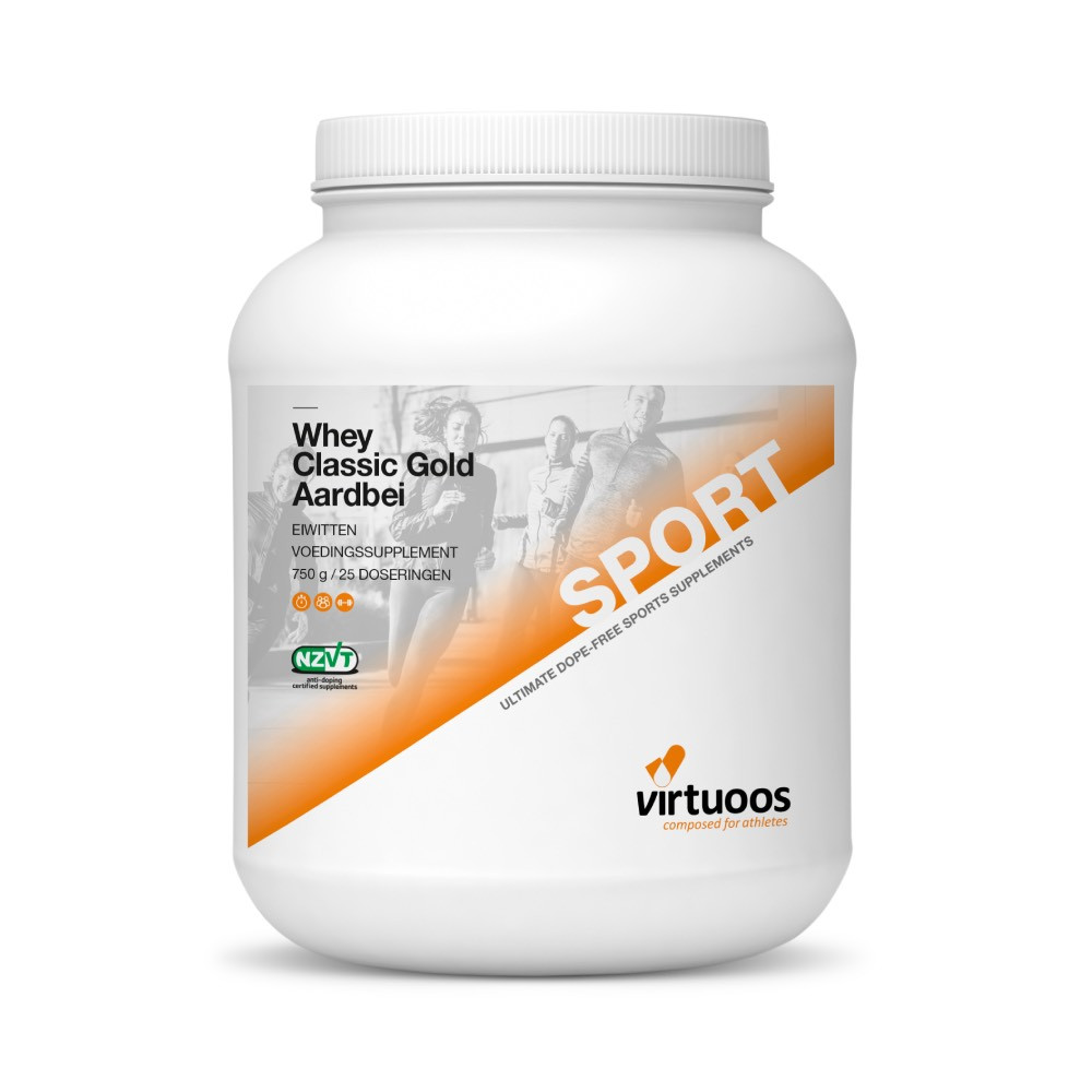 Virtuoos Whey Classic Gold - 750 gram - Hersteldrank - Na de inspanning ...
