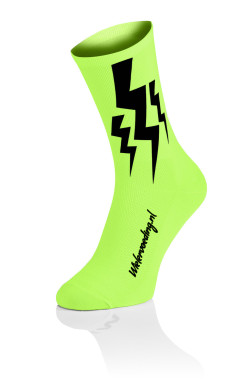 Lightning Socks - Fluo Geel (2 paar)