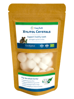 Easy Teeth Xylitol Crystals - Eucalyptus - 40 Pastilles